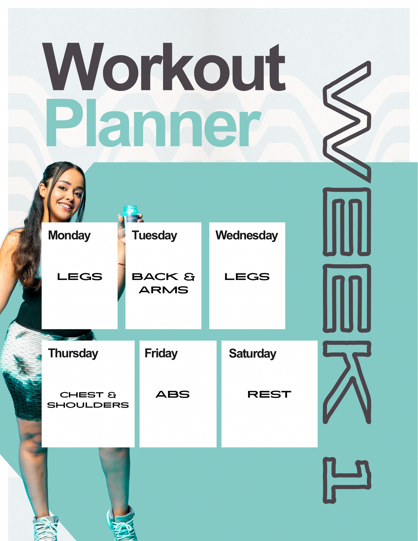 4-Week Workout/ Nutrition Guide; Natural